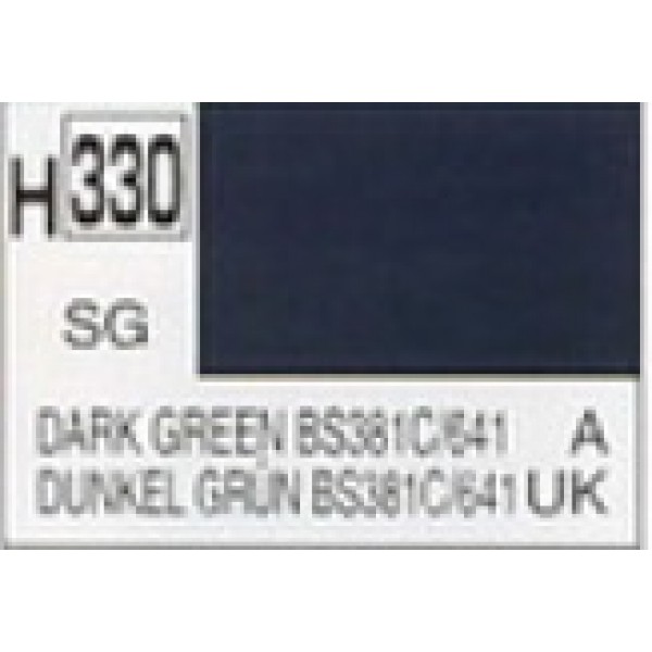 χρωματα μοντελισμου - SEMI GLOSS DARK GREEN B381C/641 GREAT BRITAIN HARRIER, JAGUAR et SATIN