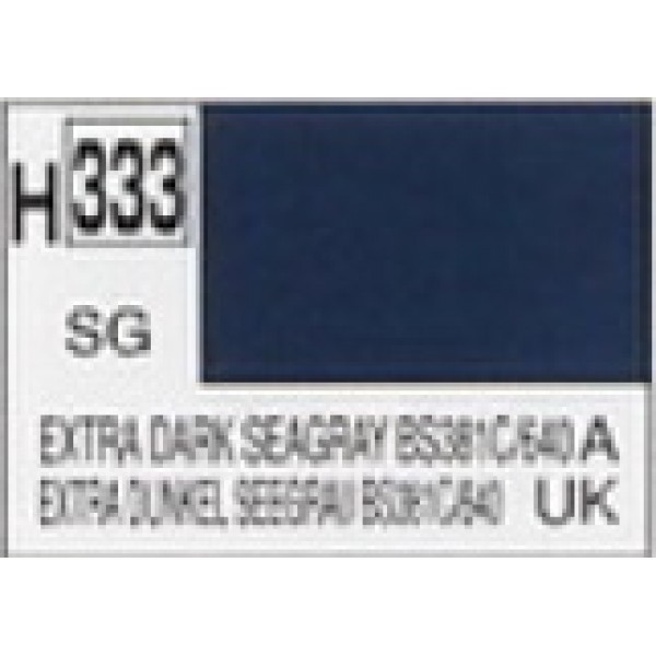 χρωματα μοντελισμου - SEMI GLOSS EXTRA DARK SEAGRAY BS381C/640 GREAT BRITAIN SEAHARRIE SATIN