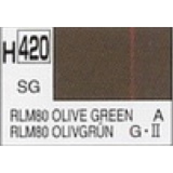 χρωματα μοντελισμου - SEMI GLOSS RLM80 OLIVE GREEN LUFTWAFFE AIRCRAFT SATIN