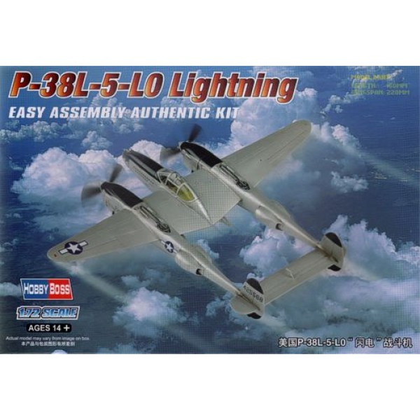 συναρμολογουμενα μοντελα αεροπλανων - συναρμολογουμενα μοντελα - 1/72 P-38L-5-LO LIGHTNING ΠΛΑΣΤΙΚΑ ΚΙΤ ΑΕΡΟΠΛΑΝΩΝ 1/72