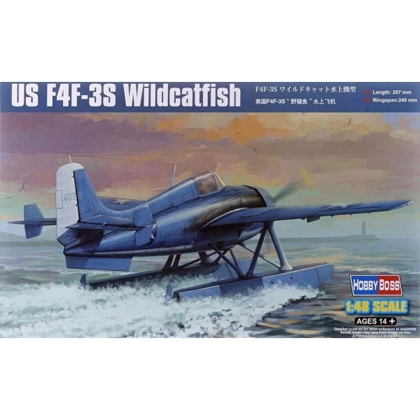συναρμολογουμενα μοντελα αεροπλανων - συναρμολογουμενα μοντελα - 1/48 US F4F-3S WILDCATFISH ΑΕΡΟΠΛΑΝΑ