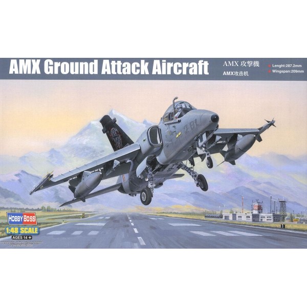 συναρμολογουμενα μοντελα αεροπλανων - συναρμολογουμενα μοντελα - 1/48 AMX GROUND ATTACK AIRCRAFT ΑΕΡΟΠΛΑΝΑ