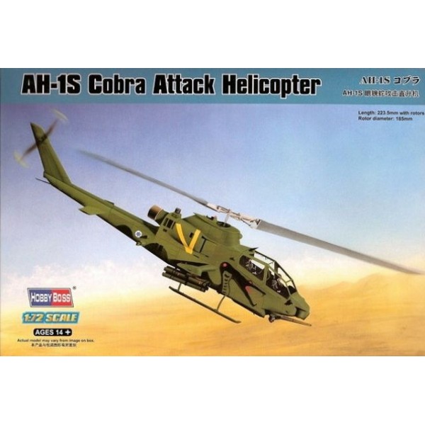 συναρμολογουμενα ελικοπτερα - συναρμολογουμενα μοντελα - 1/72 AH-1S COBRA ATTACK HELICOPTER ΕΛΙΚΟΠΤΕΡΑ