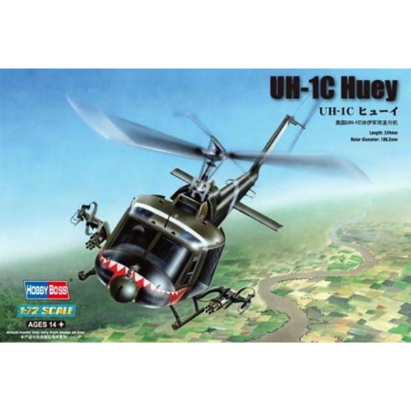 συναρμολογουμενα ελικοπτερα - συναρμολογουμενα μοντελα - 1/72 UH-1C HUEY ΕΛΙΚΟΠΤΕΡΑ 1/72