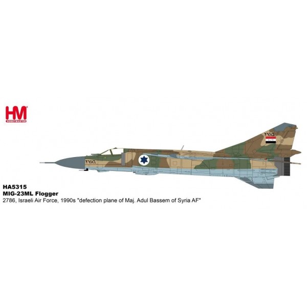 ετοιμα μοντελα αεροπλανων - ετοιμα μοντελα - ετοιμα μοντελα - 1/72 MIG-23ML Flogger 2786, Israeli Air Force, 1990s ''defection plane of Maj. Adul Bassem of Syria AF'' ΑΕΡΟΠΛΑΝΑ