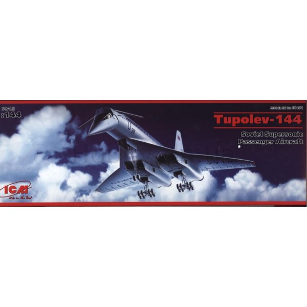 συναρμολογουμενα μοντελα αεροπλανων - συναρμολογουμενα μοντελα - 1/144 TUPOLEV-144  SOVIET SUPERSONIC PASSENGER AIRCRAFT ΑΕΡΟΠΛΑΝΑ