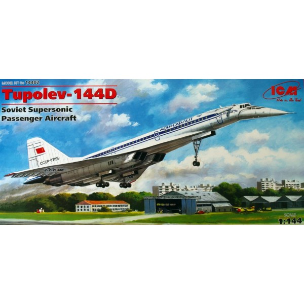 συναρμολογουμενα μοντελα αεροπλανων - συναρμολογουμενα μοντελα - 1/144 TUPOLEV-144D SOVIET SUPERSONIC PASSENGER AIRCRAFT ΑΕΡΟΠΛΑΝΑ