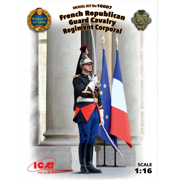 συναρμολογουμενες φιγουρες - συναρμολογουμενα μοντελα - 1/16 FRENCH REPUBLICAN GUARD CAVALRY REGIMENT CORPORAL ΦΙΓΟΥΡΕΣ 1/16