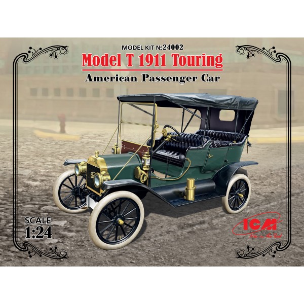 συναρμολογουμενα πολιτικα οχηματα - συναρμολογουμενα μοντελα - 1/24 MODEL T 1917 TOURING AMERICAN PASSENGER CAR ΟΧΗΜΑΤΑ
