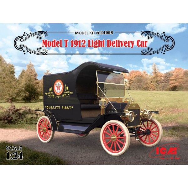 συναρμολογουμενα πολιτικα οχηματα - συναρμολογουμενα μοντελα - 1/24 MODEL T 1912 LIGHT DELIVERY CAR ΟΧΗΜΑΤΑ