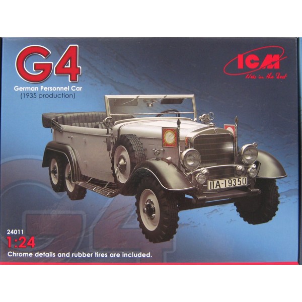 συναρμολογουμενα πολιτικα οχηματα - συναρμολογουμενα μοντελα - 1/24 TYP G4 (1935 production) WWII GERMAN PERSONNEL CAR ΟΧΗΜΑΤΑ