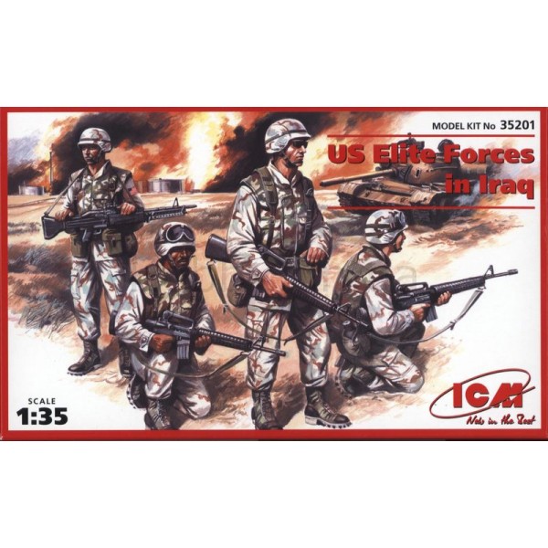 συναρμολογουμενες φιγουρες - συναρμολογουμενα μοντελα - 1/35 US ELITE FORCES IN IRAQ ΦΙΓΟΥΡΕΣ  1/35