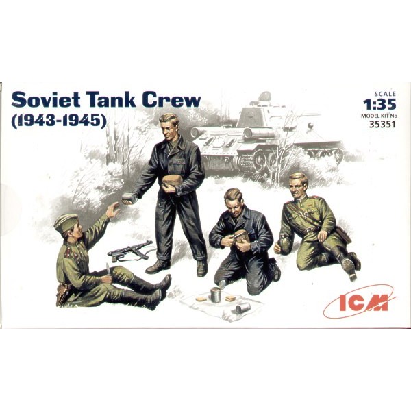 συναρμολογουμενες φιγουρες - συναρμολογουμενα μοντελα - 1/35 SOVIET TANK CREW (1943-1945) ΦΙΓΟΥΡΕΣ  1/35