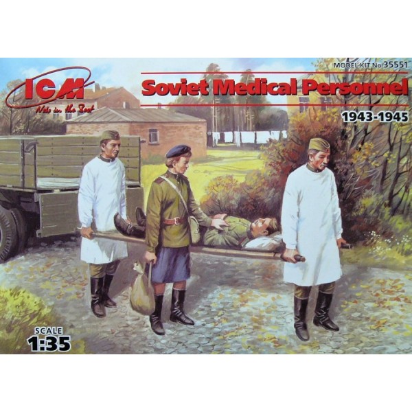 συναρμολογουμενες φιγουρες - συναρμολογουμενα μοντελα - 1/35 SOVIET MEDICAL PERSONNEL 1943-1945 ΦΙΓΟΥΡΕΣ  1/35