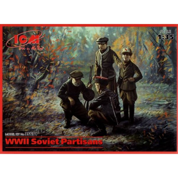 συναρμολογουμενες φιγουρες - συναρμολογουμενα μοντελα - 1/35 WWII SOVIET PARTISANS (4 figures) ΦΙΓΟΥΡΕΣ  1/35