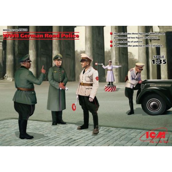 συναρμολογουμενες φιγουρες - συναρμολογουμενα μοντελα - 1/35 WWII GERMAN ROAD POLICE ΦΙΓΟΥΡΕΣ  1/35