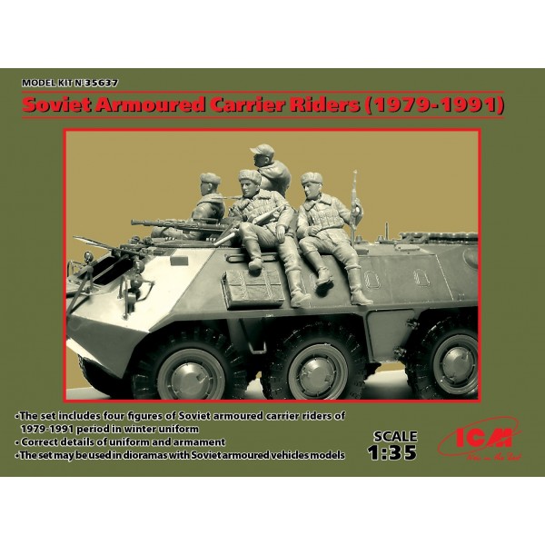 συναρμολογουμενες φιγουρες - συναρμολογουμενα μοντελα - 1/35 SOVIET ARMOURED CARRIER RIDERS (1979-1991) ΦΙΓΟΥΡΕΣ  1/35