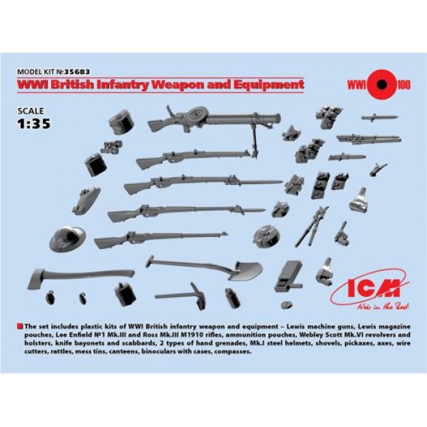 συναρμολογουμενα στραιτωτικα αξεσοιυαρ - συναρμολογουμενα στραιτωτικα οπλα - συναρμολογουμενα στραιτωτικα οχηματα - συναρμολογουμενα μοντελα - 1/35 WWI BRITISH INFANTRY WEAPON AND EQUIPMENT ΦΙΓΟΥΡΕΣ  1/35