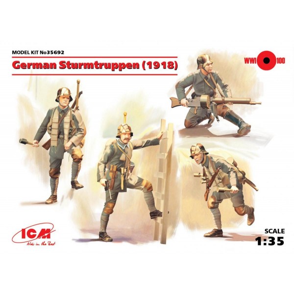 συναρμολογουμενες φιγουρες - συναρμολογουμενα μοντελα - 1/35 GERMAN STURMTRUPPEN (1918) ΦΙΓΟΥΡΕΣ  1/35