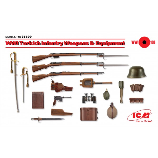 συναρμολογουμενα στραιτωτικα αξεσοιυαρ - συναρμολογουμενα στραιτωτικα οπλα - συναρμολογουμενα στραιτωτικα οχηματα - συναρμολογουμενα μοντελα - 1/35 WWI TURKISH INFANTRY WEAPONS & EQUIPMENT ΦΙΓΟΥΡΕΣ  1/35