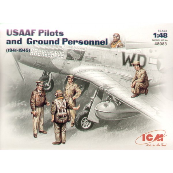 συναρμολογουμενες φιγουρες - συναρμολογουμενα μοντελα - 1/48 USAAF PILOTS AND GROUND PERSONNEL 1941-45 ΦΙΓΟΥΡΕΣ  1/48