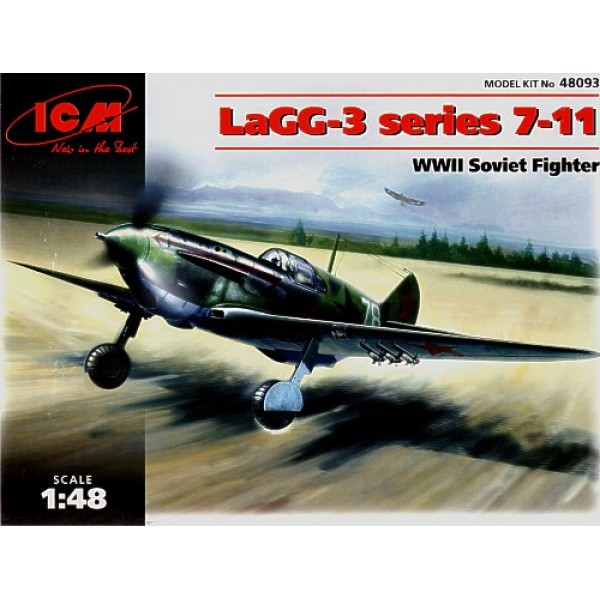 συναρμολογουμενα μοντελα αεροπλανων - συναρμολογουμενα μοντελα - 1/48 LaGG-3 series 7-11 WWII SOVIET FIGHTER ΑΕΡΟΠΛΑΝΑ