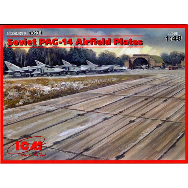 συναρμολογουμενα μοντελα αεροπλανων - συναρμολογουμενα μοντελα - 1/48 SOVIET PAG-14 AIRFIELD PLATES ΑΕΡΟΠΛΑΝΑ