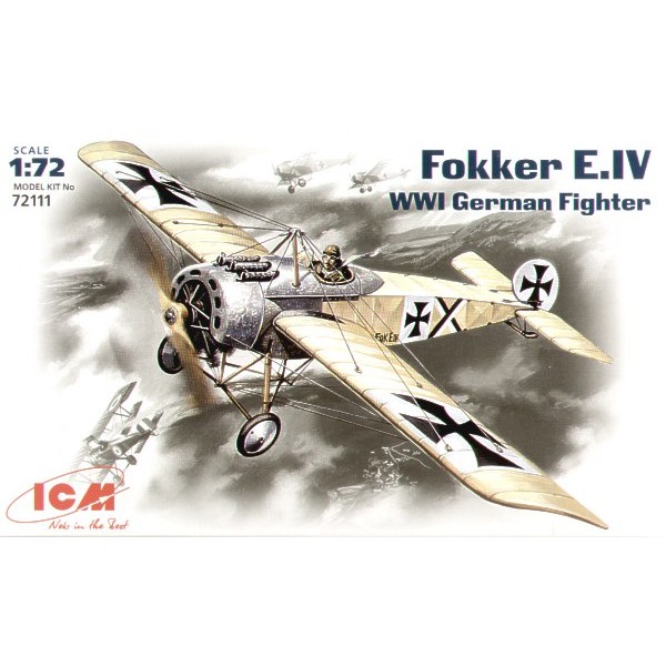 συναρμολογουμενα μοντελα αεροπλανων - συναρμολογουμενα μοντελα - 1/72 FOKKER E.IV ΑΕΡΟΠΛΑΝΑ