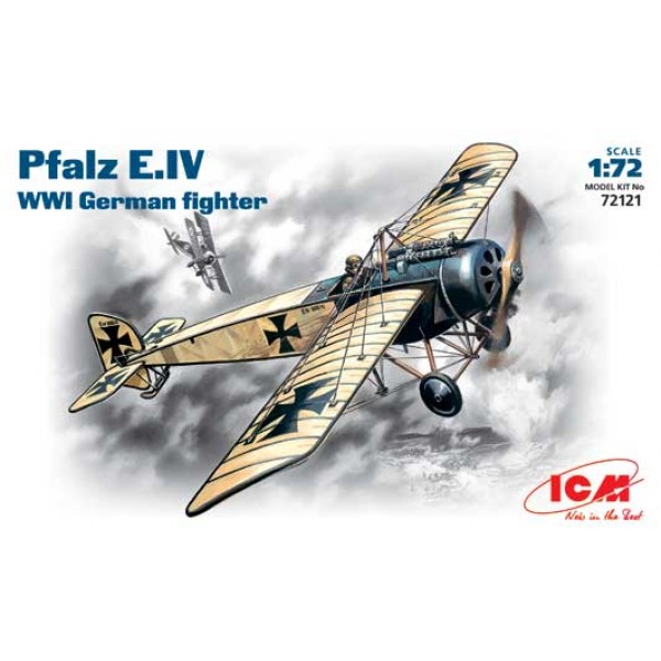 συναρμολογουμενα μοντελα αεροπλανων - συναρμολογουμενα μοντελα - 1/72 PFALZ E.IV WWI GERMAN FIGHTER ΑΕΡΟΠΛΑΝΑ