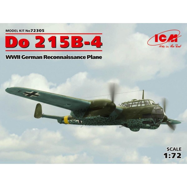 συναρμολογουμενα μοντελα αεροπλανων - συναρμολογουμενα μοντελα - 1/72 Do 215B-4 WWII GERMAN RECONNAISSANCE PLANE ΑΕΡΟΠΛΑΝΑ