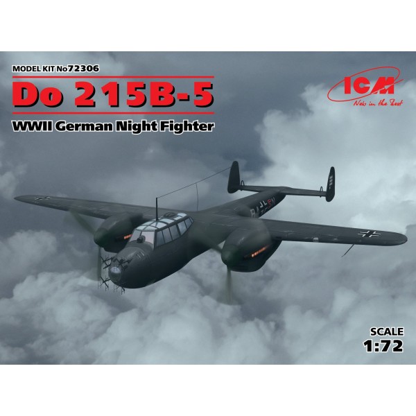 συναρμολογουμενα μοντελα αεροπλανων - συναρμολογουμενα μοντελα - 1/72 Do 215B-5 WWII GERMAN NIGHT FIGHTER ΑΕΡΟΠΛΑΝΑ