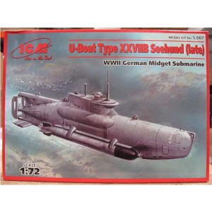 1/72 U-BOAT TYPE XXVIIB SEEHUND LATE VERSION
