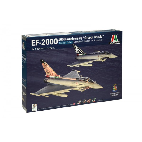 συναρμολογουμενα μοντελα αεροπλανων - συναρμολογουμενα μοντελα - 1/72 EF-2000 100th Anniversary 'Gruppi Caccia' (2 models) ΑΕΡΟΠΛΑΝΑ