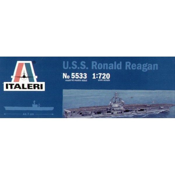 συναρμολογουμενα πλοια - συναρμολογουμενα μοντελα - 1/720 USS R.REAGAN ΠΛΟΙΑ
