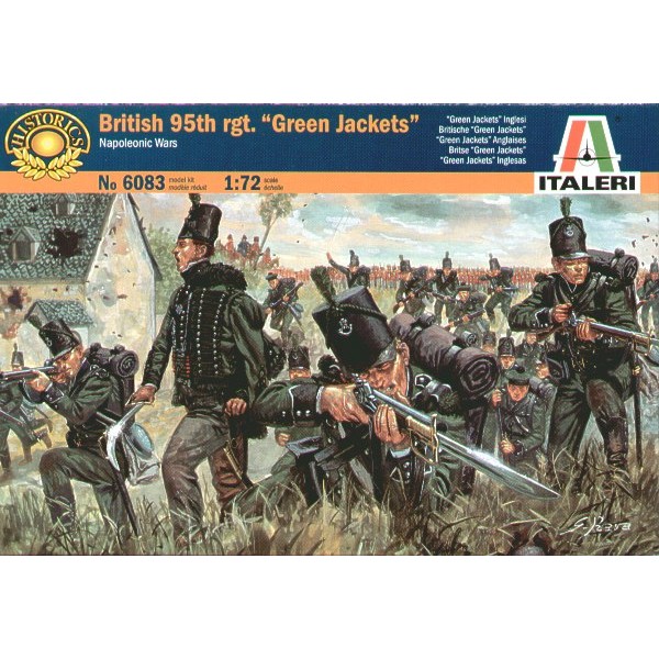 συναρμολογουμενες φιγουρες - συναρμολογουμενα μοντελα - 1/72 NAPOLEONIC WARS BRITISH 95th rgt. 'GREEN JACKETS' ΦΙΓΟΥΡΕΣ  1/72