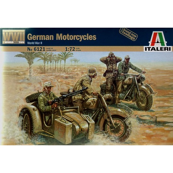 συναρμολογουμενες φιγουρες - συναρμολογουμενα μοντελα - 1/72 GERMAN MOTORCYCLES WWII ΦΙΓΟΥΡΕΣ  1/72