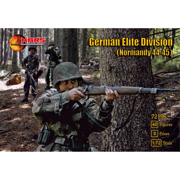 συναρμολογουμενες φιγουρες - συναρμολογουμενα μοντελα - 1/72 GERMAN ELITE DIVISION (NORMANDY 44-45) (WWII) ΦΙΓΟΥΡΕΣ  1/72