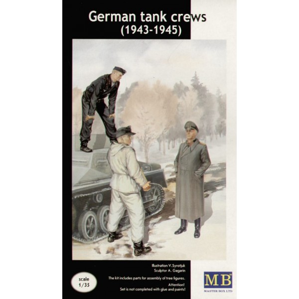 συναρμολογουμενες φιγουρες - συναρμολογουμενα μοντελα - 1/35 GERMAN TANK CREWS (1943-1945) ΦΙΓΟΥΡΕΣ  1/35