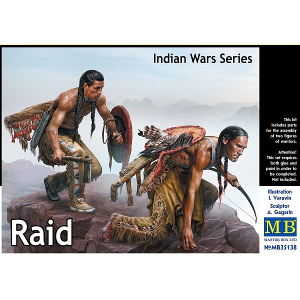 συναρμολογουμενες φιγουρες - συναρμολογουμενα μοντελα - 1/35 RAID Indian Wars Series ΦΙΓΟΥΡΕΣ  1/35