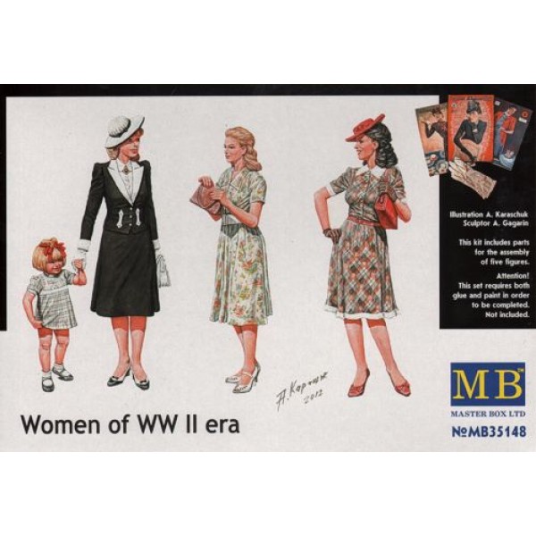 συναρμολογουμενες φιγουρες - συναρμολογουμενα μοντελα - 1/35 WOMEN OF WWII ERA ΦΙΓΟΥΡΕΣ  1/35