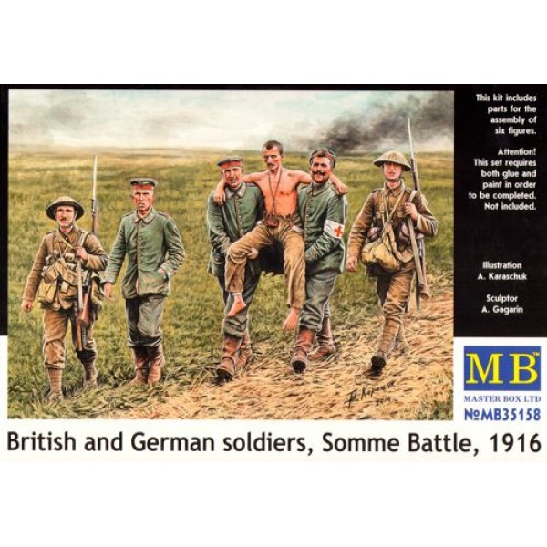 συναρμολογουμενες φιγουρες - συναρμολογουμενα μοντελα - 1/35 BRITISH AND GERMAN SOLDIERS, SOMME BATTLE, 1916 ΦΙΓΟΥΡΕΣ