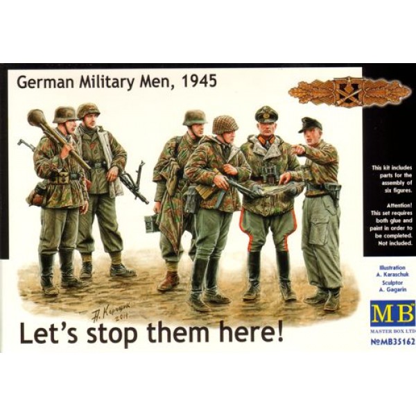 συναρμολογουμενες φιγουρες - συναρμολογουμενα μοντελα - 1/35 GERMAN MILITARY MEN 1945 ''LETS STOP THEM HERE!'' ΦΙΓΟΥΡΕΣ