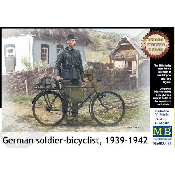 συναρμολογουμενες φιγουρες - συναρμολογουμενα μοντελα - 1/35 GERMAN SOLDIER - BICYCLIST 1939-1942 ΦΙΓΟΥΡΕΣ  1/35