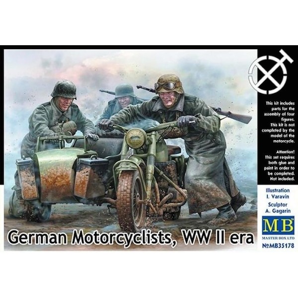 συναρμολογουμενες φιγουρες - συναρμολογουμενα μοντελα - 1/35 GERMAN MOTORCYCLISTS, WWII era ΦΙΓΟΥΡΕΣ  1/35