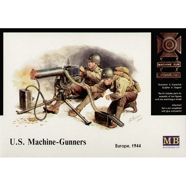 συναρμολογουμενες φιγουρες - συναρμολογουμενα μοντελα - 1/35 U.S. MACHINE-GUNNERS, Europe 1944 ΦΙΓΟΥΡΕΣ  1/35