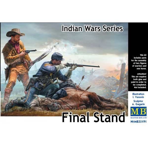 συναρμολογουμενες φιγουρες - συναρμολογουμενα μοντελα - 1/35 FINAL STAND, INDIAN WAR SERIES ΦΙΓΟΥΡΕΣ  1/35