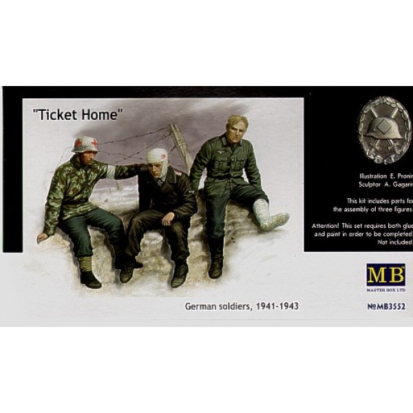 συναρμολογουμενες φιγουρες - συναρμολογουμενα μοντελα - 1/35 ''TICKET HOME'' GERMAN SOLDIERS, 1941-1943 ΦΙΓΟΥΡΕΣ