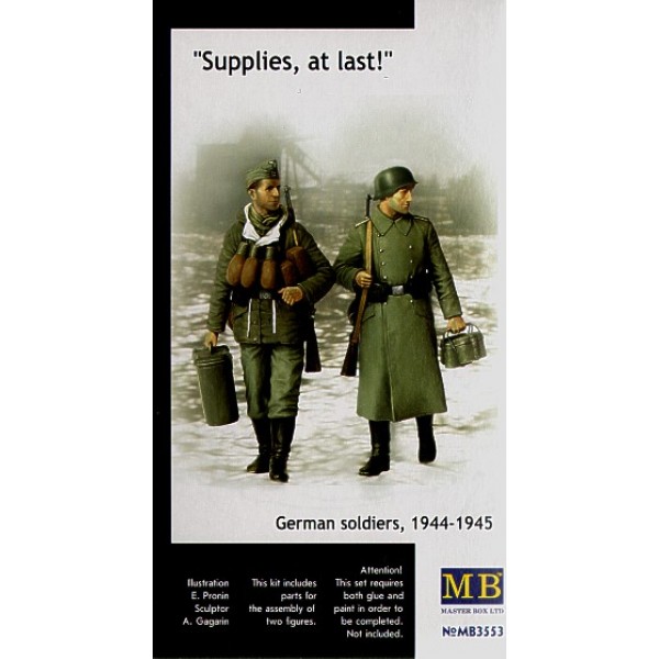 συναρμολογουμενες φιγουρες - συναρμολογουμενα μοντελα - 1/35 ''SUPPLIES, AT LAST!'' GERMAN SOLDIERS, 1944-1945 ΦΙΓΟΥΡΕΣ