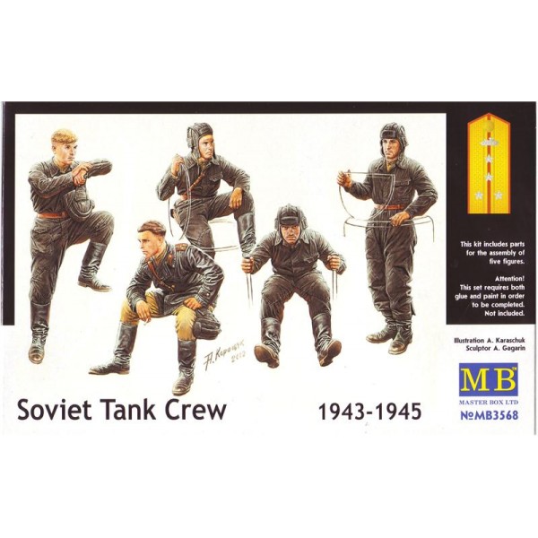 συναρμολογουμενες φιγουρες - συναρμολογουμενα μοντελα - 1/35 SOVIET TANK CREW 1943-1945 ΦΙΓΟΥΡΕΣ  1/35