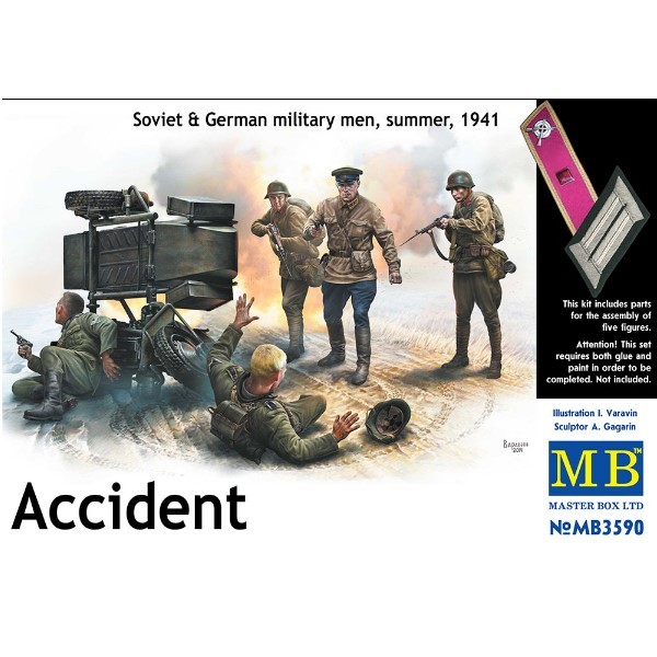 συναρμολογουμενες φιγουρες - συναρμολογουμενα μοντελα - 1/35 ACCIDENT SOVIET & GERMAN MILITARY MEN, SUMMER 1941 ΦΙΓΟΥΡΕΣ  1/35